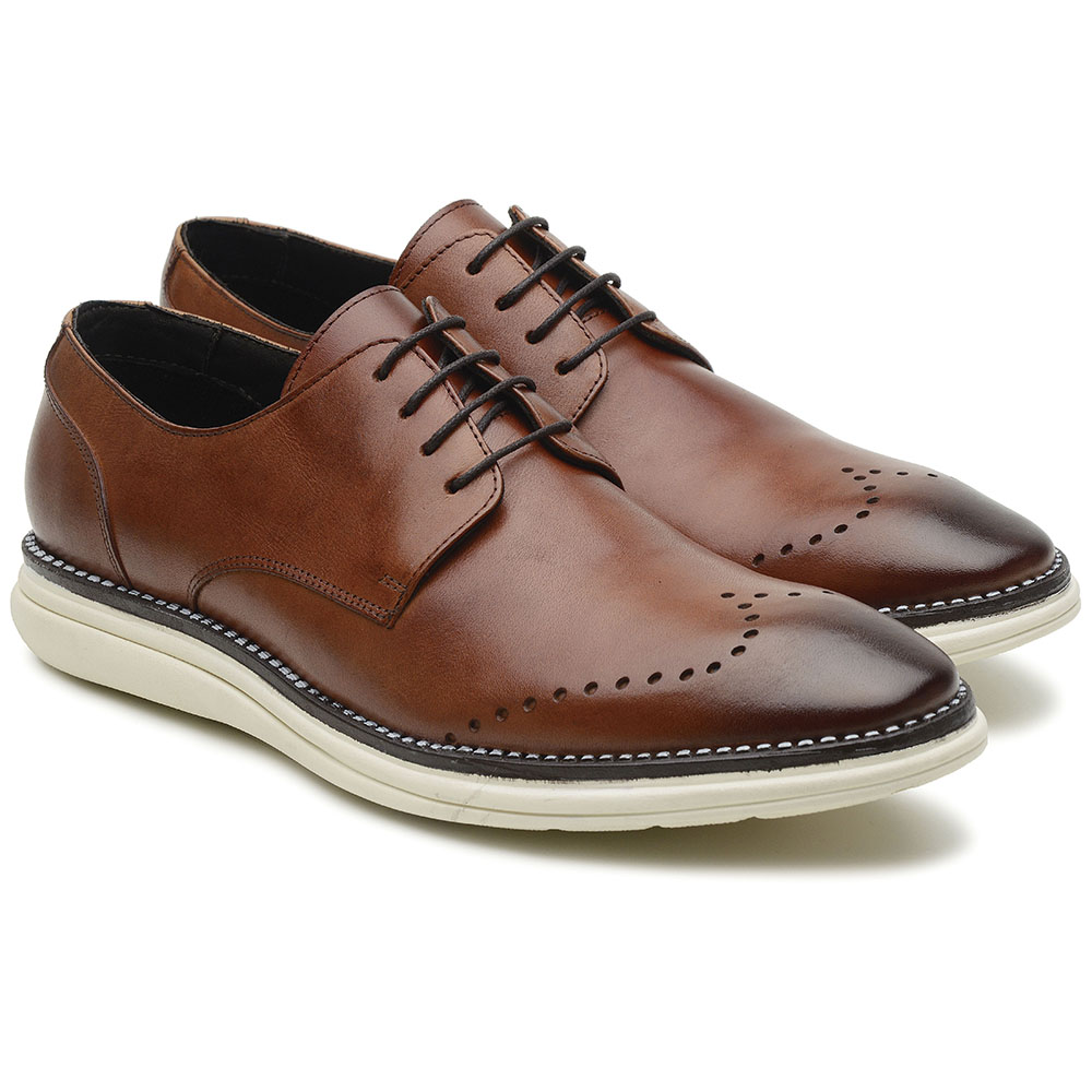 Sapato Casual Bernardini Caramelo